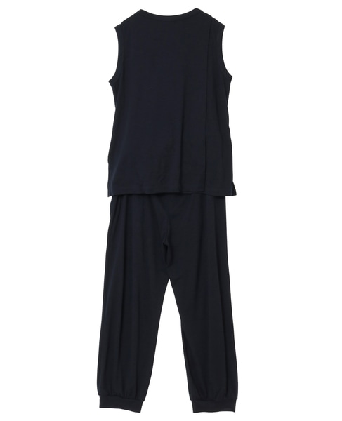 SUPER100ウールノースリーブオールインワン 詳細画像 ネイビー 2