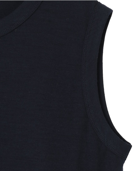 SUPER100ウールノースリーブオールインワン 詳細画像 ネイビー 4