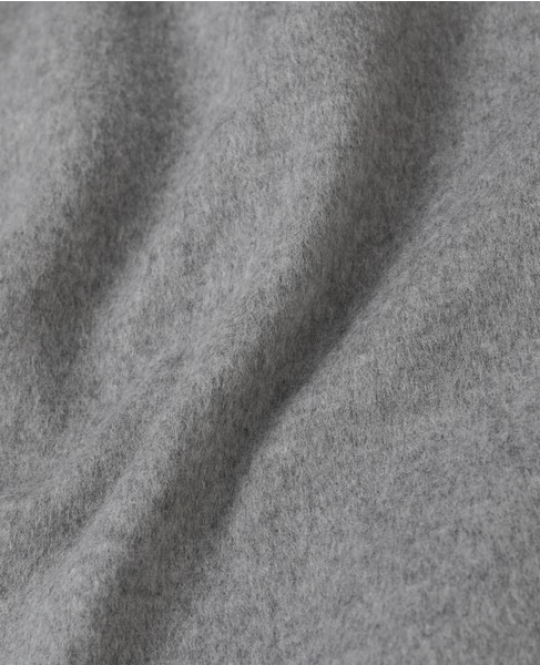 ウールカシミヤダブルクロスジャージインコードロックロングコート 詳細画像 グレー 11