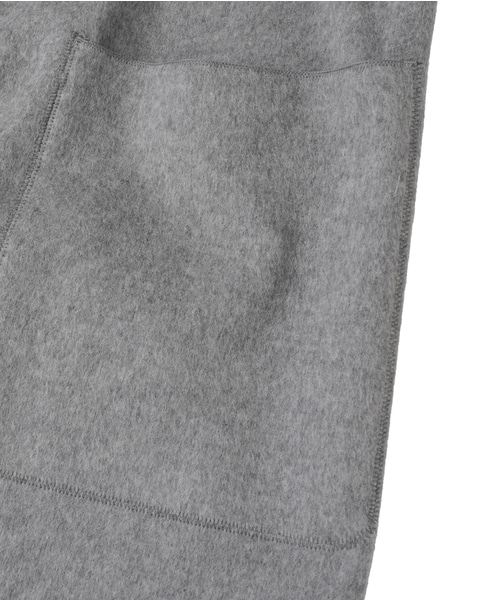 ウールカシミヤダブルクロスジャージインコードロックロングコート 詳細画像 グレー 5