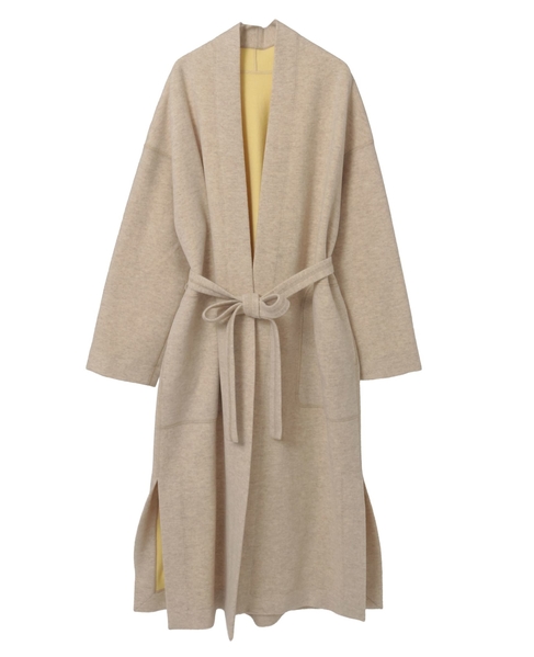 カシミヤフリースコート 詳細画像 ライトベージュ 1