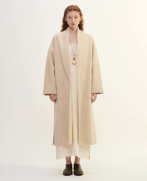 カシミヤフリースコート 詳細画像 ライトベージュ 7