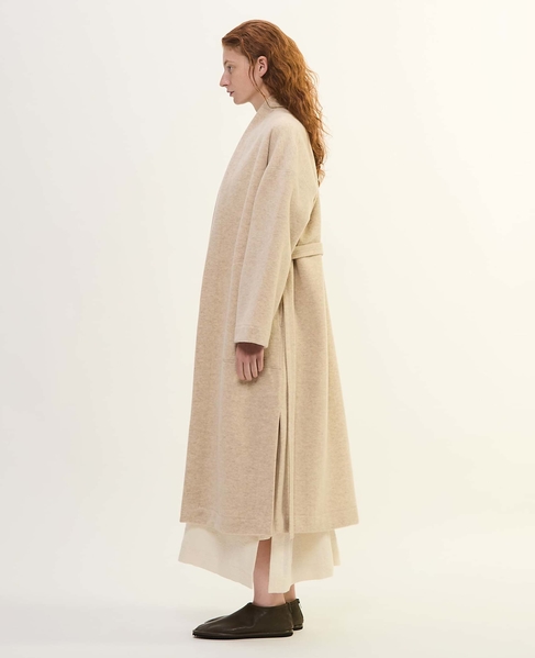 カシミヤフリースコート 詳細画像 ライトベージュ 8
