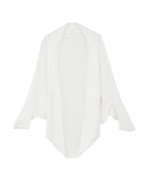 強撚ハイゲージ天竺モモンガカーディガン 詳細画像 ホワイト 5