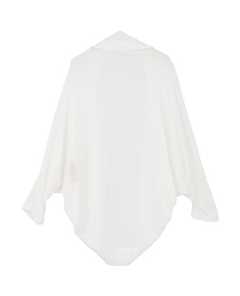 強撚ハイゲージ天竺モモンガカーディガン 詳細画像 ホワイト 6