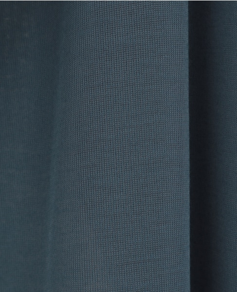 ガス強撚フライスフード付きロングカーディガン 詳細画像 ブルー 8