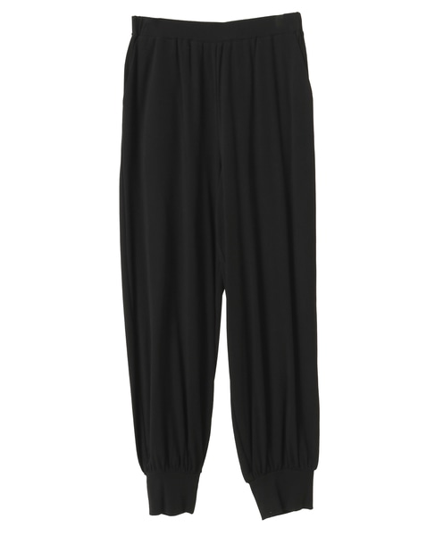 超強撚フライスジョガーパンツ 詳細画像 ブラック 1