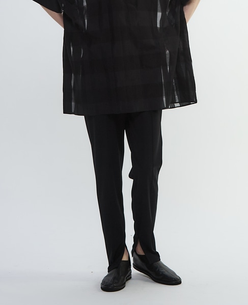 トリアセドライジャージストレートパンツ 詳細画像 ブラック 6