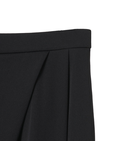 トリアセドライジャージタックスカート 詳細画像 ブラック 3