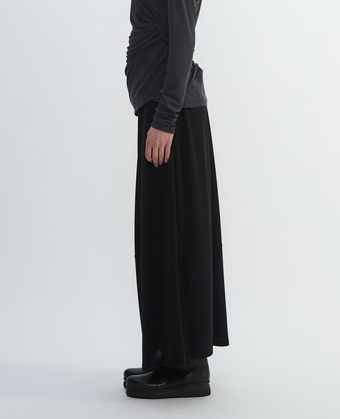 トリアセドライジャージタックスカート 詳細画像 ブラック 7