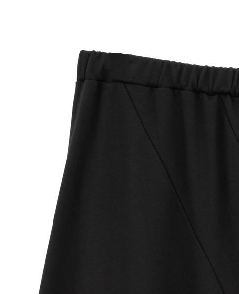 ミニ裏毛ドレープスカート 詳細画像 ブラック 3