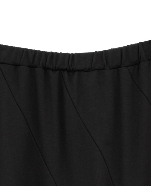 ミニ裏毛ドレープスカート 詳細画像 ブラック 4
