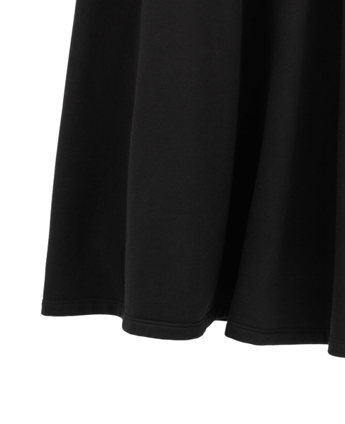 ミニ裏毛ドレープスカート 詳細画像 ブラック 5