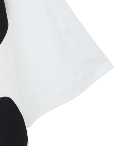 アップリケ花モチーフTシャツ 詳細画像 ホワイト 4