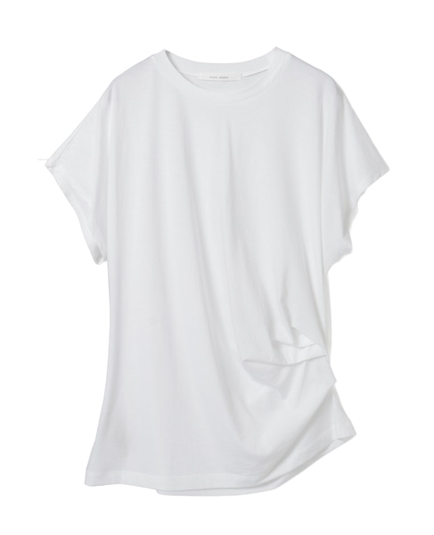 アルビニスタシフォンドレープTシャツ 詳細画像 ホワイト 1