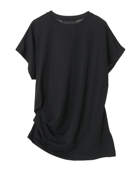 アルビニスタシフォンドレープTシャツ 詳細画像 ブラック 2