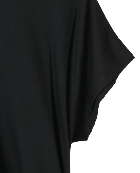 アルビニスタシフォンドレープTシャツ 詳細画像 ブラック 4