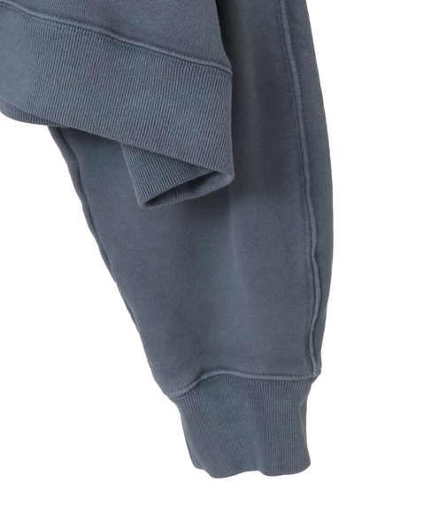 インディゴ裏毛製品染めスウェット 詳細画像 インディゴブルー 4