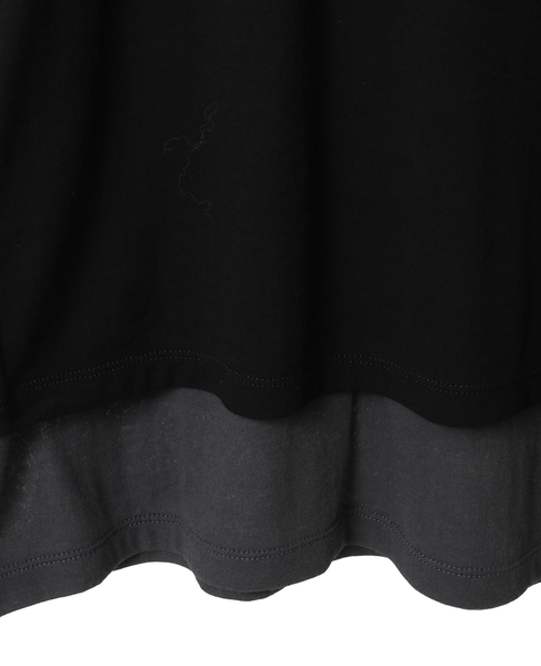 シア―ハイツイストフライスタンクトップレイヤードTシャツ 詳細画像 グレー×ブラック 10