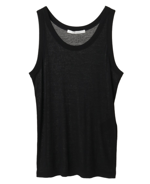 シア―ハイツイストフライスタンクトップレイヤードTシャツ 詳細画像 グレー×ブラック 18