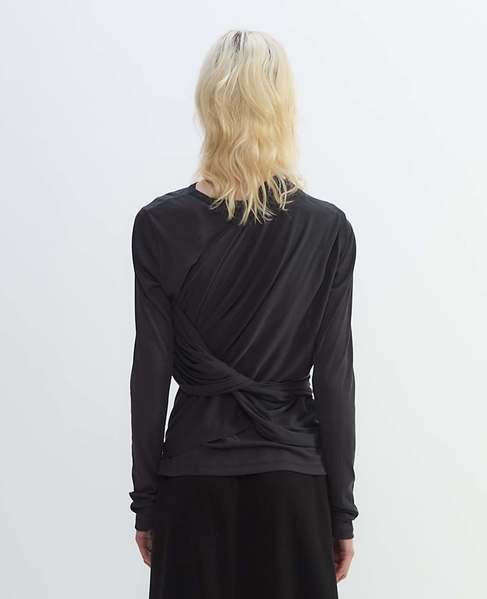 シア―ハイツイストフライスショール型レイヤードTシャツ 詳細画像 グレー 4