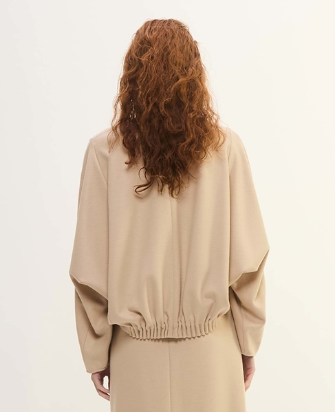 ダンボールジャージ/ミルドジャージゴムタックドルマンプルオーバー 詳細画像 ベージュ 4