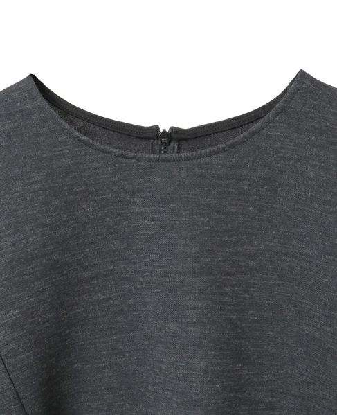 ダンボールジャージ/ミルドジャージゴムタックドルマンプルオーバー 詳細画像 チャコールグレー 3