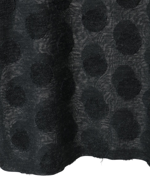 ドットジャージハイネックTシャツ 詳細画像 チャコールグレー 5