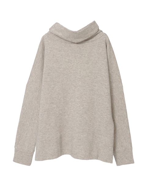 ヤクコットン裏毛オフタートルプルオーバー 詳細画像 ベージュ 2