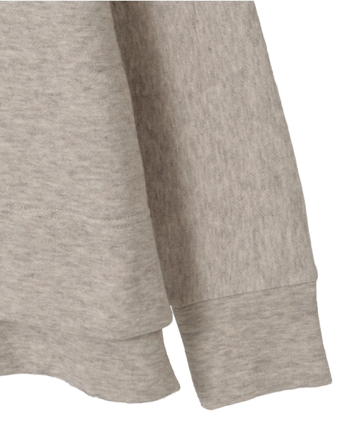 ヤクコットン裏毛オフタートルプルオーバー 詳細画像 ベージュ 4