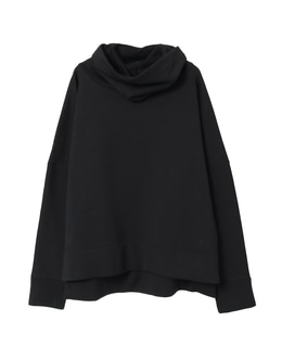 カシミヤタッチ裏毛オフタートルプルオーバー