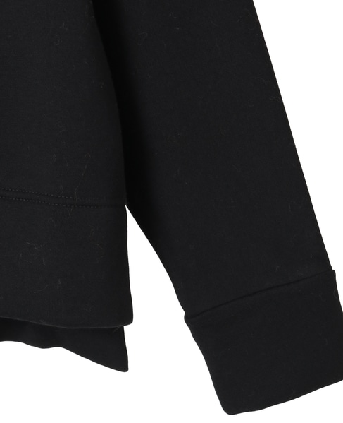 カシミヤタッチ裏毛オフタートルプルオーバー 詳細画像 ブラック 4