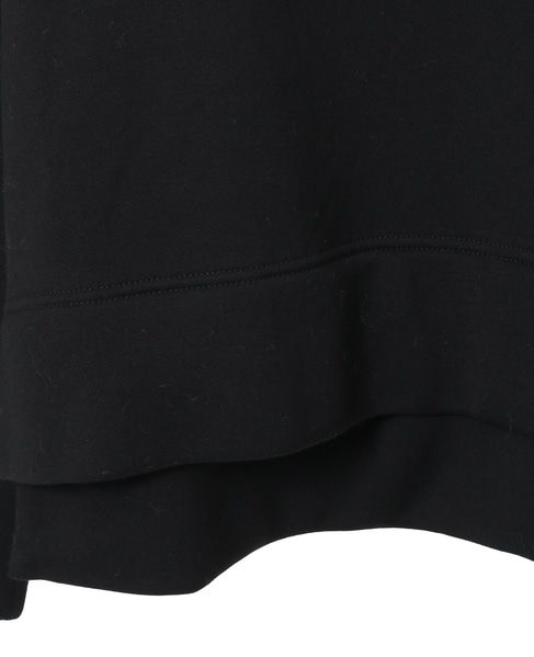 カシミヤタッチ裏毛オフタートルプルオーバー 詳細画像 ブラック 5