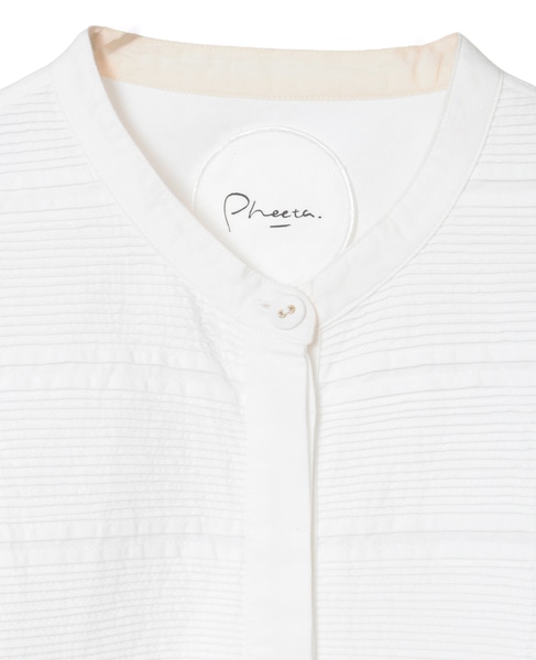 【Pheeta/フィータ】ショートシャツ/Trinity 詳細画像 ホワイト 3