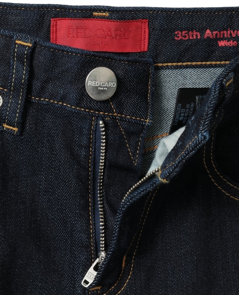 【RED CARD/レッドカード】デニムパンツ/35th Anniversary Wide 詳細画像 インディゴブルー 4