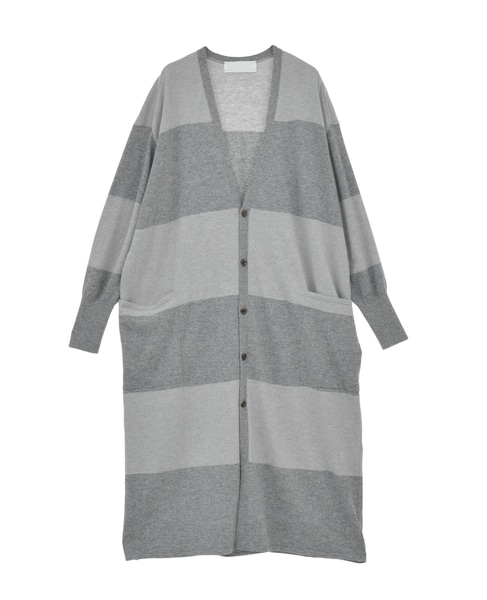 【intoca./イントゥーカ】カーディガン/LAMB-CDL-0401 詳細画像 グレー 1