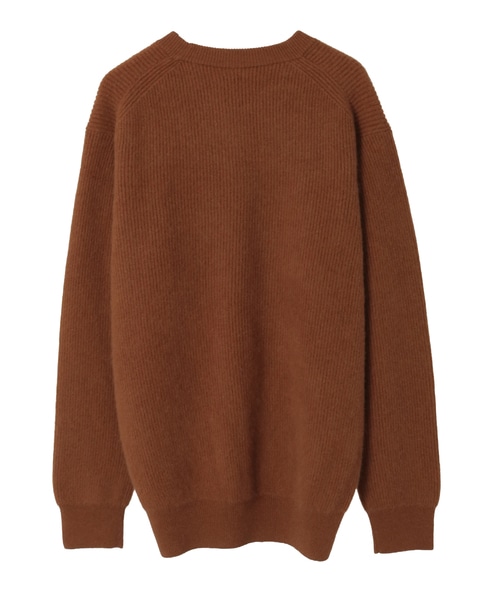 【BATONER/バトナー】セーター/CASHMERE FOX CREW NECK_MEN 詳細画像 キャメル 2