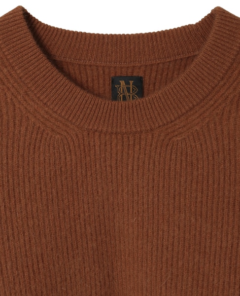 【BATONER/バトナー】セーター/CASHMERE FOX CREW NECK_MEN 詳細画像 キャメル 3