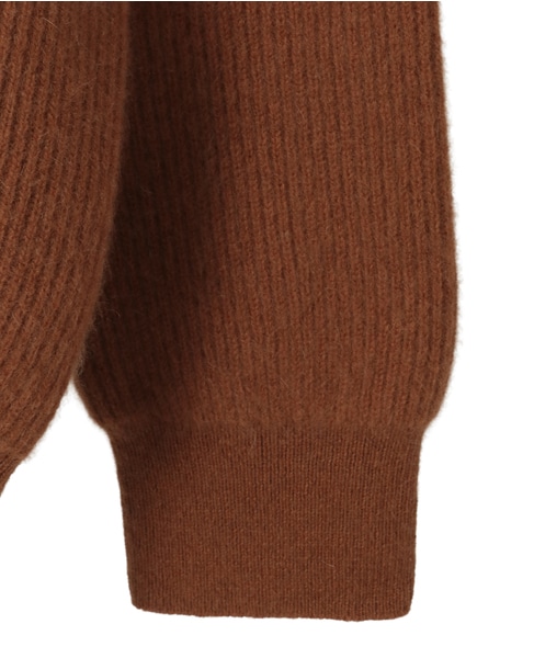 【BATONER/バトナー】セーター/CASHMERE FOX CREW NECK_MEN 詳細画像 キャメル 4