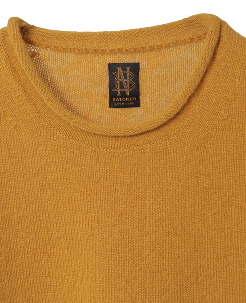 【BATONER/バトナー】セーター/BLUEFACE ROLL NECK_MEN 詳細画像 イエロー 3