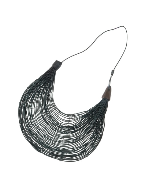 【MARIANA MENDEZ/マリアナ メンデス】ネックレス/SEMPLICE NECKLACE MEDIUM 詳細画像 ダークグレー 1