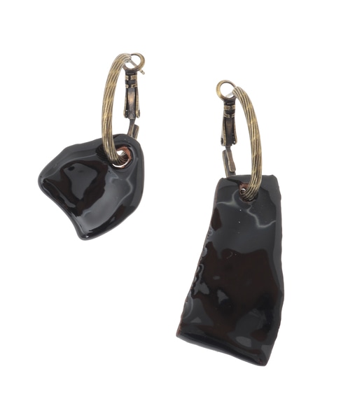 【TOLEMAIDE/トレマイデ】イヤリング/Camilia earrings 詳細画像 ブラック 1