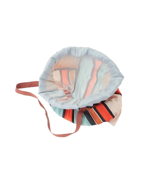 【MULTITUDES/マルチチューズ】PLEATED TOTE BAGS 詳細画像 オレンジ 8