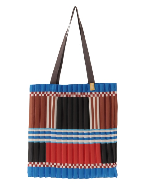 【MULTITUDES/マルチチューズ】PLEATED TOTE BAGS 詳細画像 ブルー 1