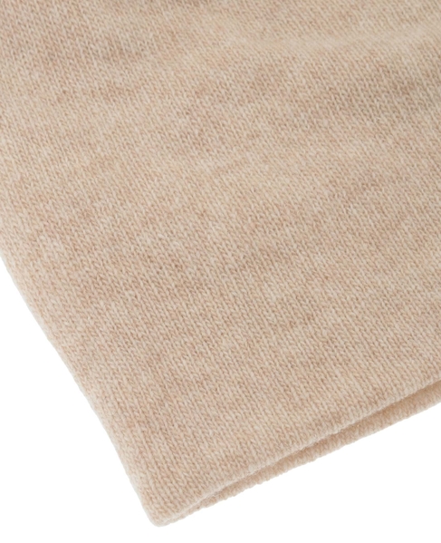 【ma'ry'ya/マリヤ】ニット帽/BEANIE DOUBLE MIX CASH 詳細画像 ベージュ 4