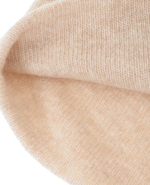 【ma'ry'ya/マリヤ】ニット帽/BEANIE DOUBLE MIX CASH 詳細画像 ベージュ 5