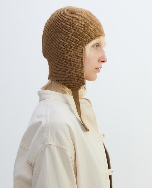 【ma'ry'ya/マリヤ】ニット帽/TRA148 詳細画像 キャメル 7