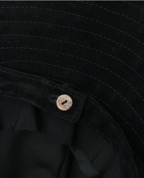 【Suguri/スグリ】別珍キャプリン 詳細画像 ブラック 6