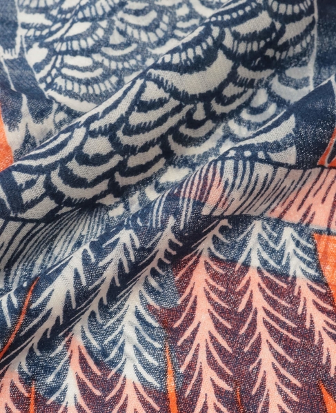 【INOUI EDITIONS/イヌイエディション】ストール/CHOUETTE 詳細画像 オレンジ 6