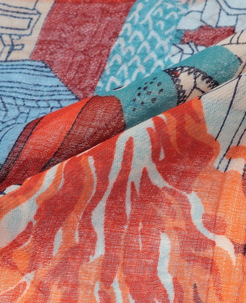 【INOUI EDITIONS/イヌイエディション】ストール/VEGAS 詳細画像 レッド 5